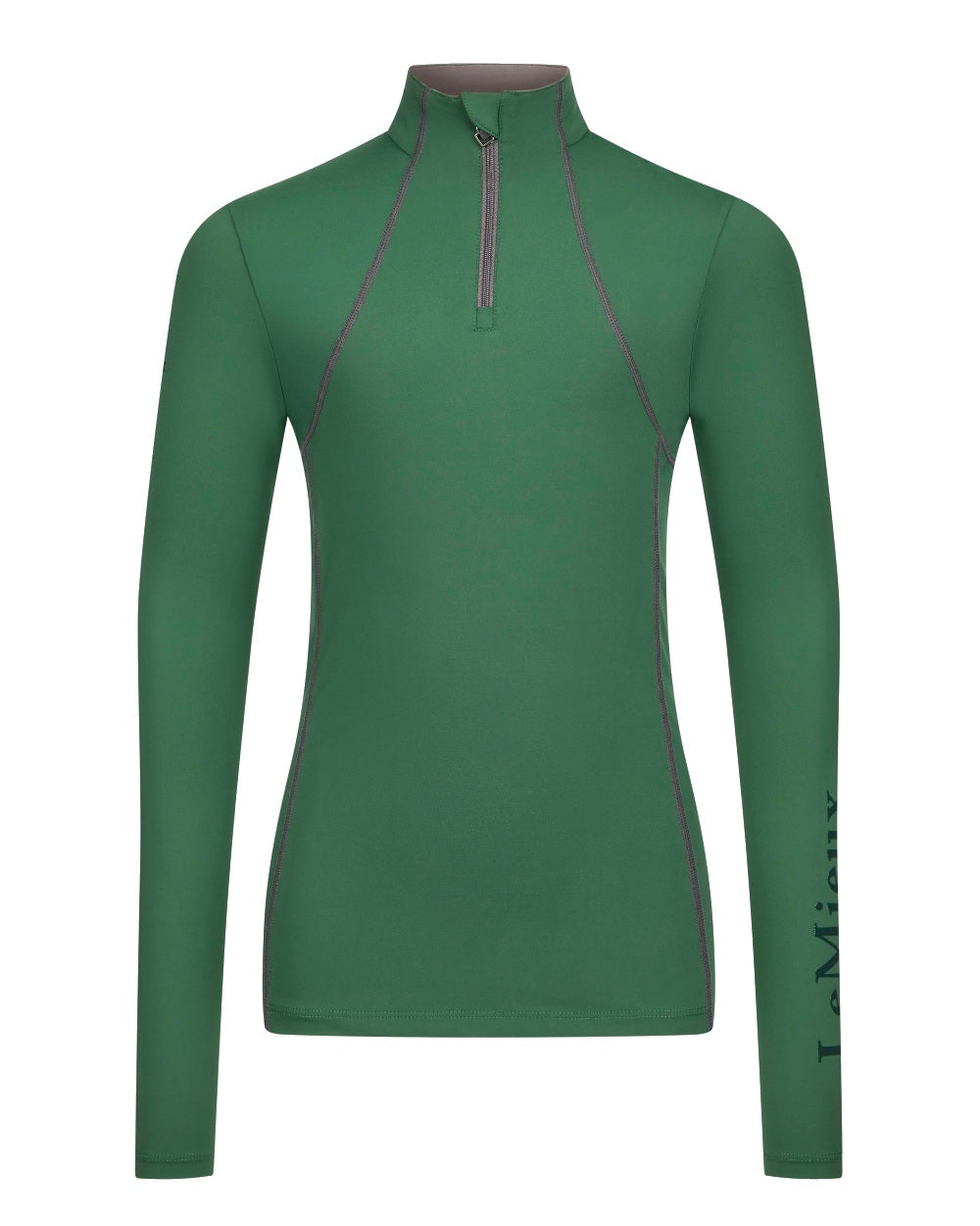 Hunter Green coloured LeMieux Young Rider Base Layer on white background