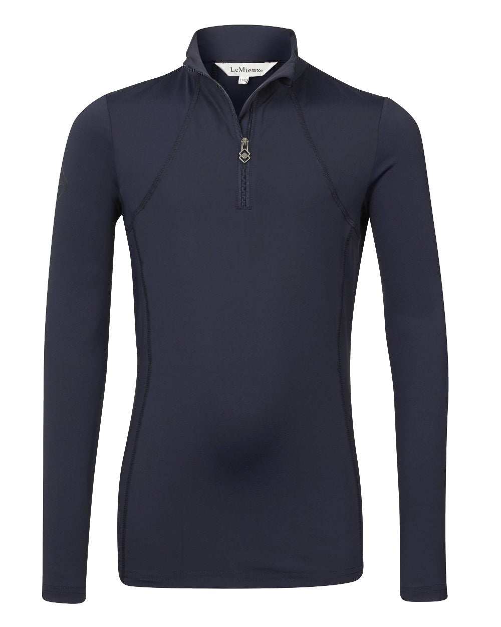 Indigo coloured LeMieux Young Rider Base Layer on white background