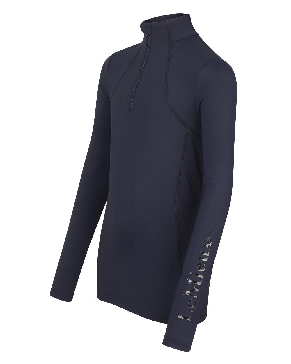 Indigo coloured LeMieux Young Rider Base Layer on white background