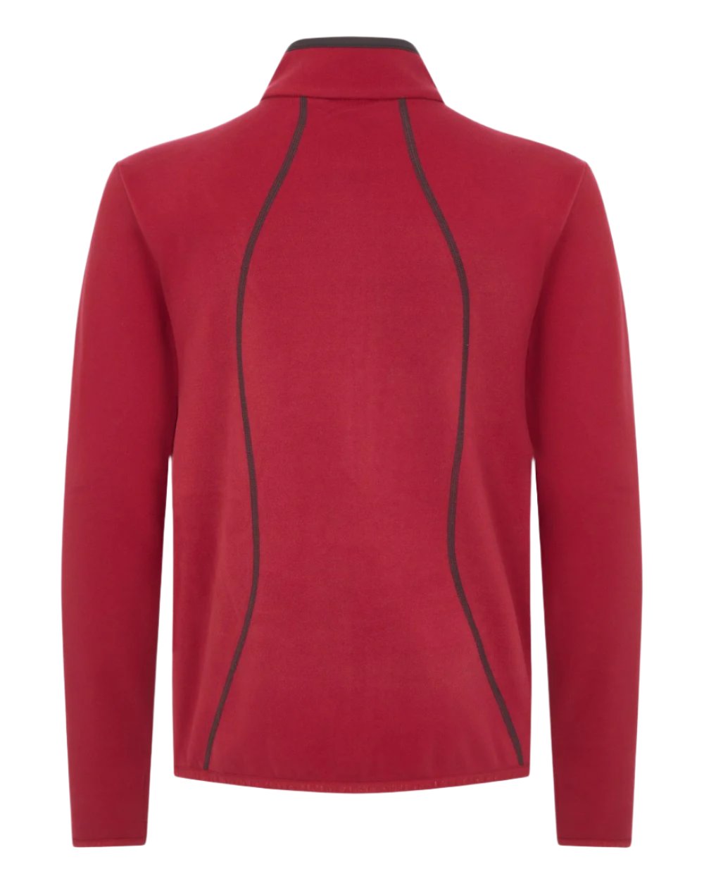 Ember Coloured LeMieux Young Rider Felicity Fleece Zip Through Jacket On A White Background