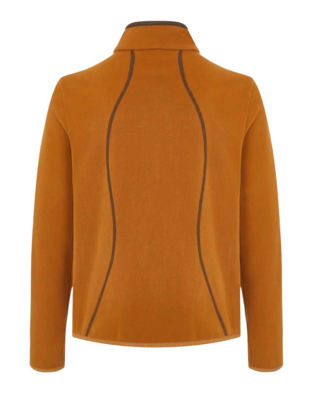 Ginger Coloured LeMieux Young Rider Felicity Fleece Zip Through Jacket On A White Background