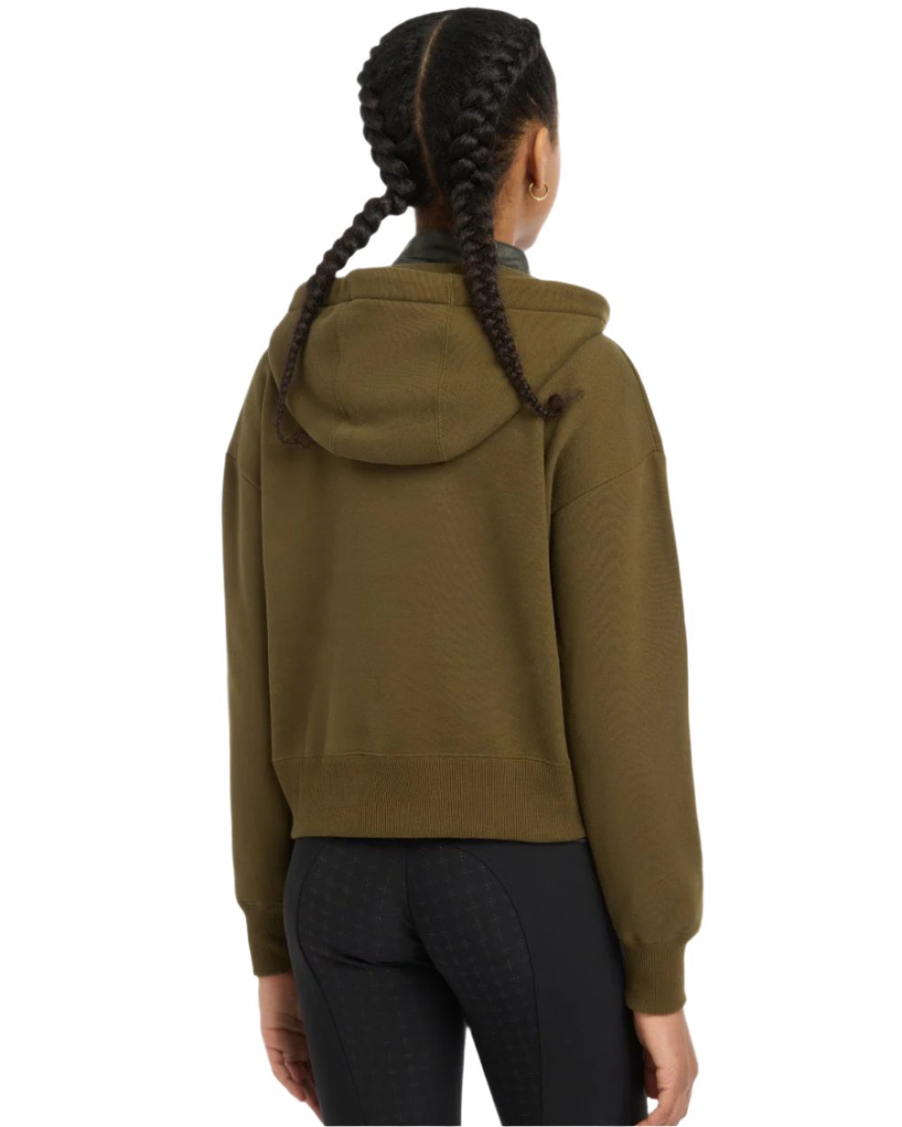 Alpine Coloured LeMieux Young Rider Hettie Half Zip Hoodie On A White Background