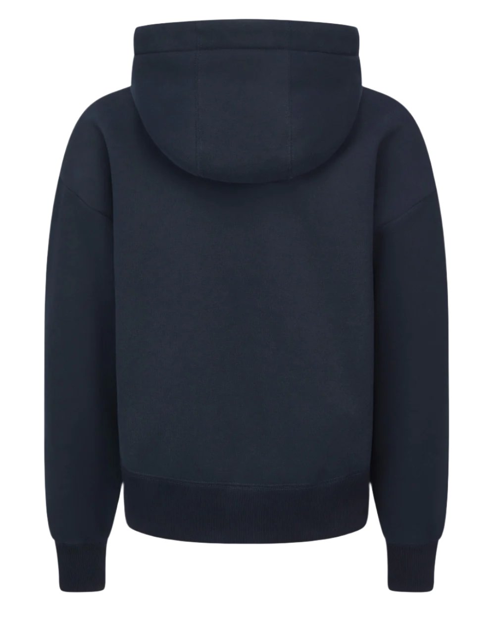 Navy Coloured LeMieux Young Rider Hettie Half Zip Hoodie On A White Background