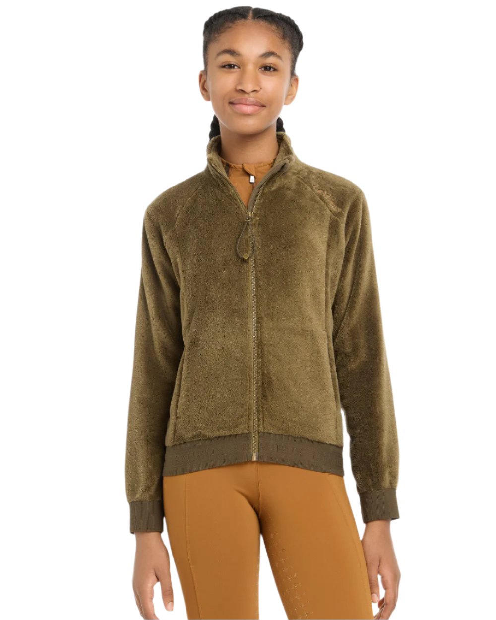 Alpine Coloured LeMieux Young Rider Libby Fleece Jacket On A White Background