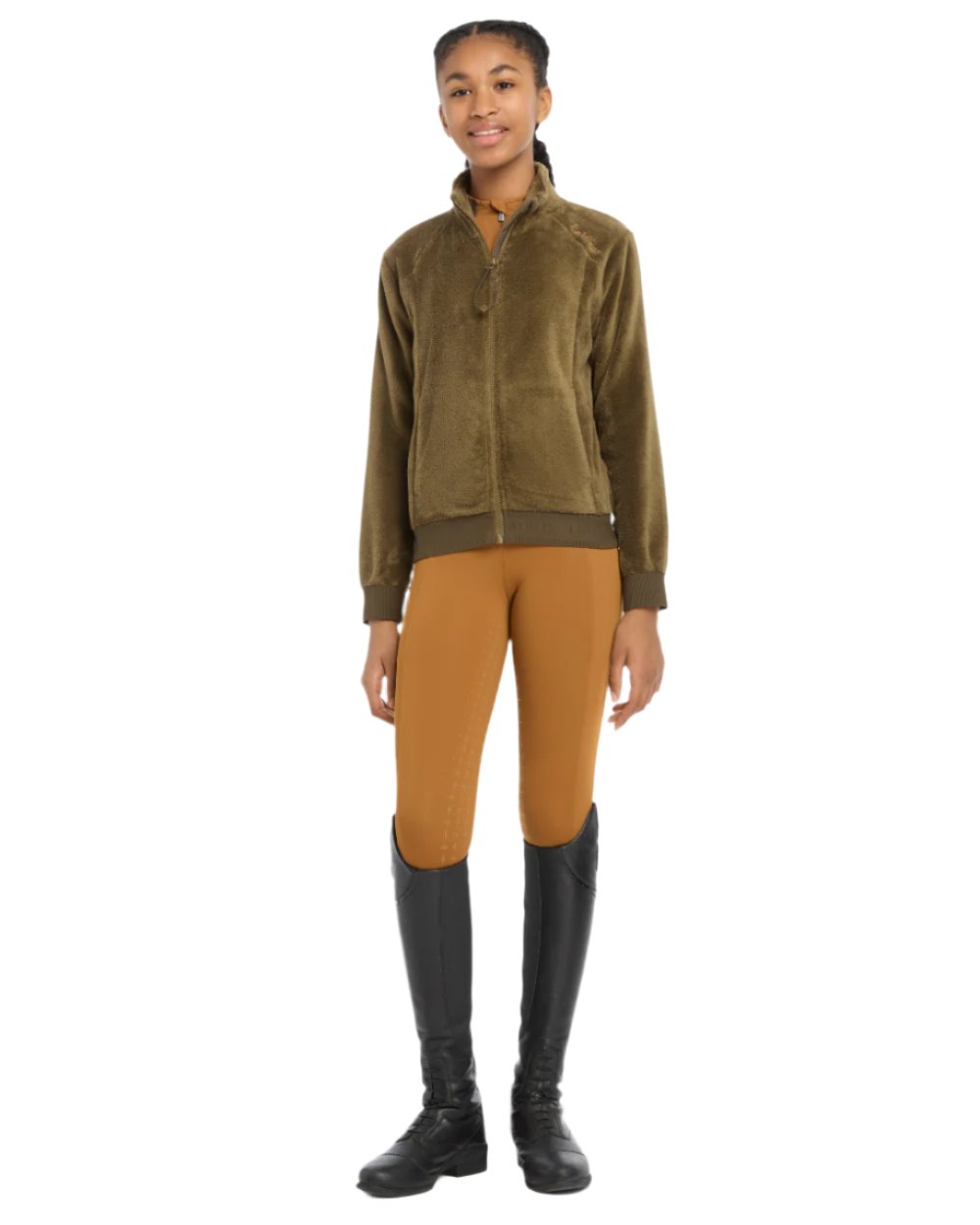 Alpine Coloured LeMieux Young Rider Libby Fleece Jacket On A White Background