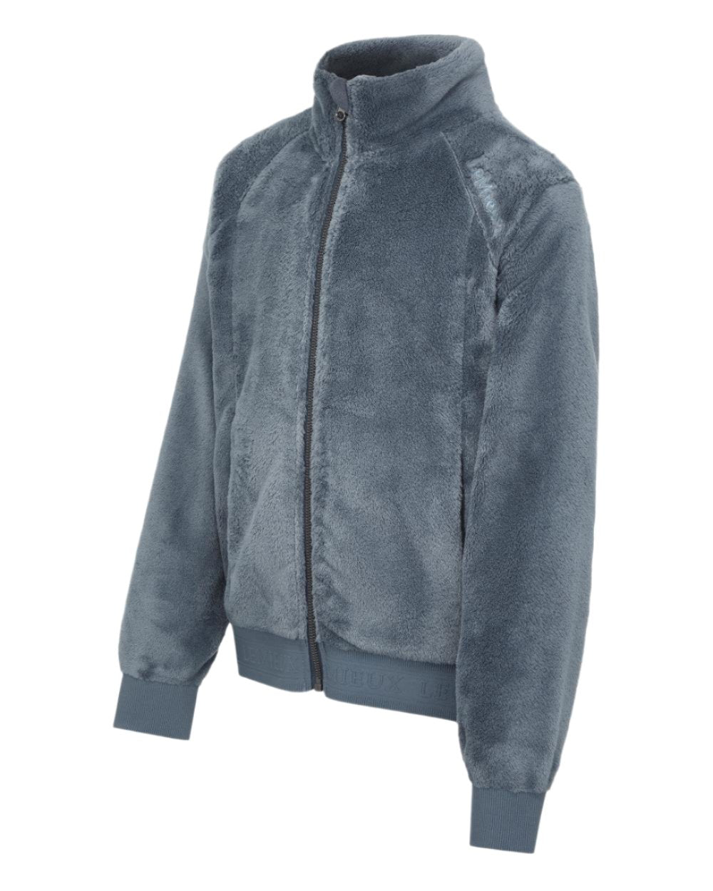Petrol Coloured LeMieux Young Rider Libby Fleece Jacket On A White Background
