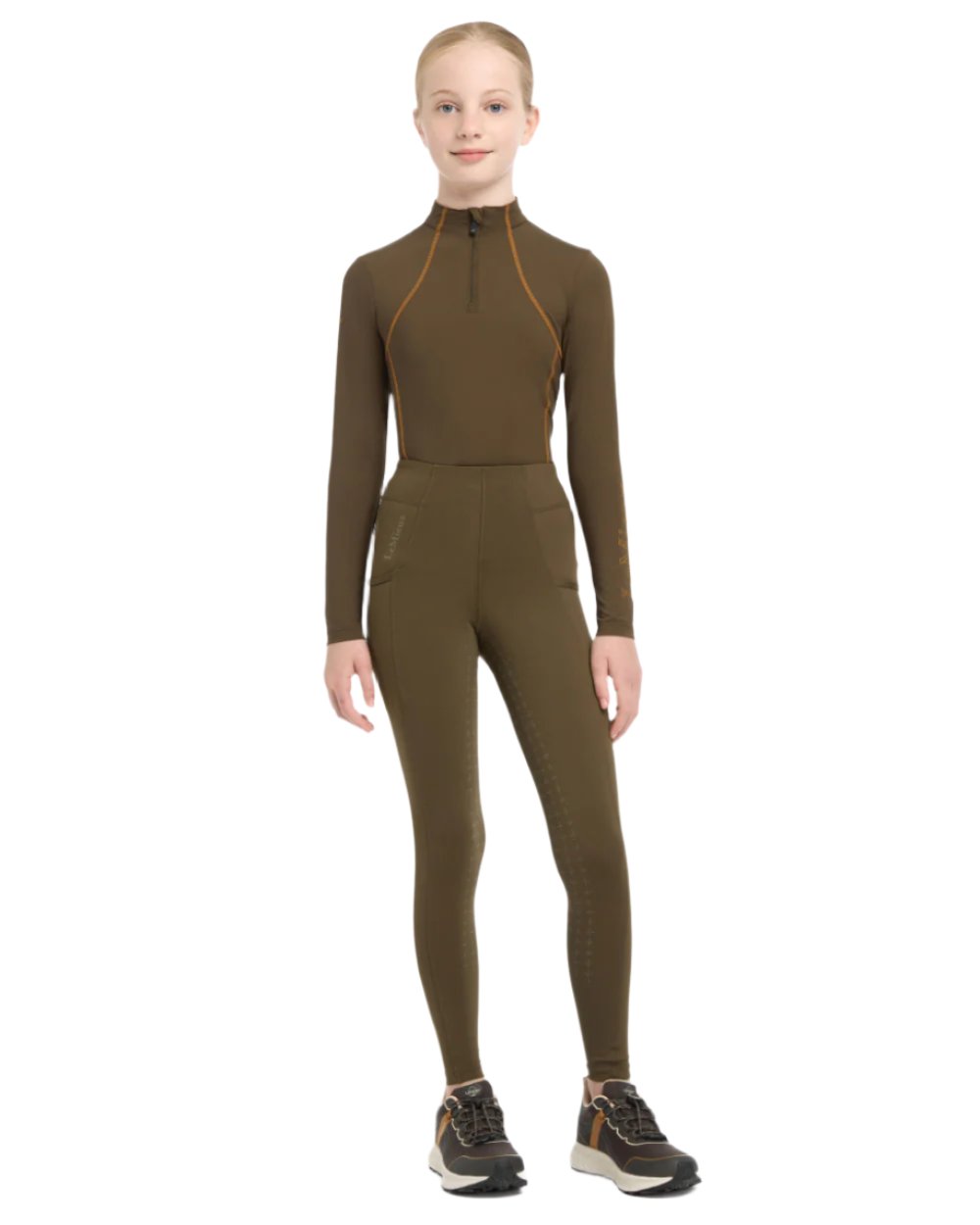 Alpine Coloured LeMieux Young Rider Orla Pull Ons On A White Background