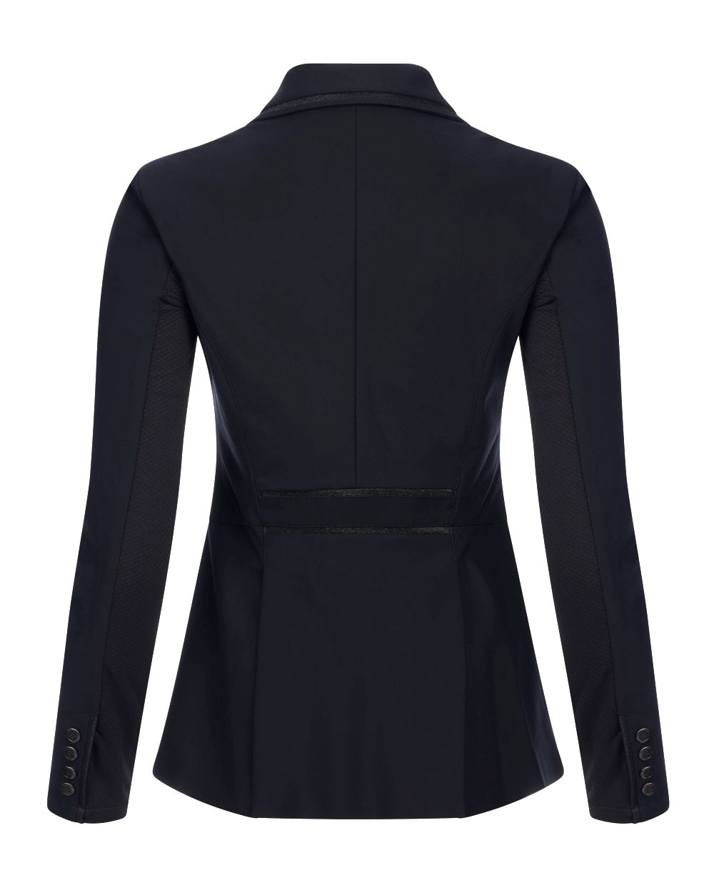 Black coloured LeMieux Zoe Show Jacket on white background