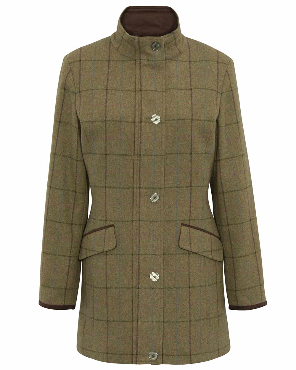 Alan Paine Combrook Ladies Tweed Field Jacket in Lotus