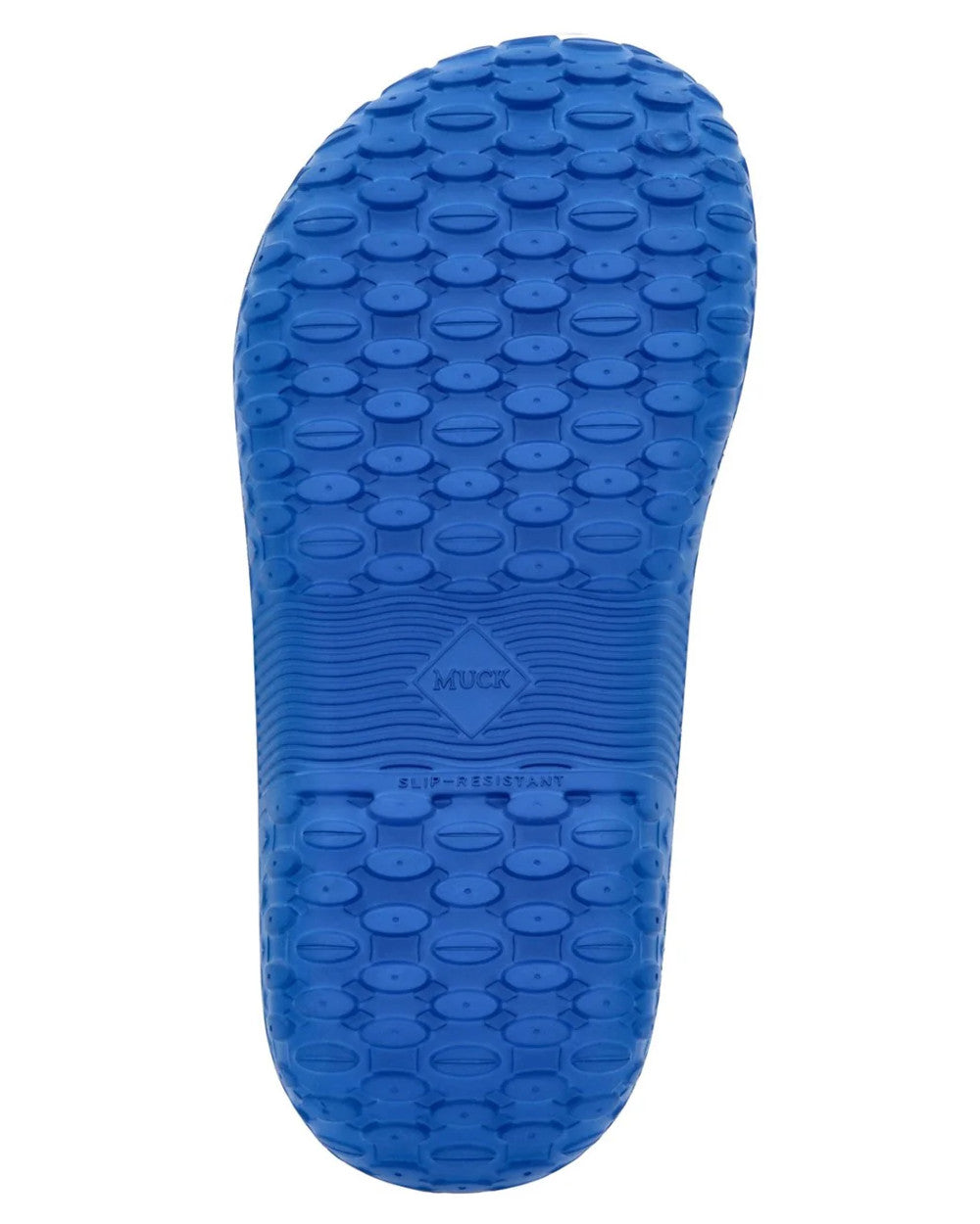 Blue Coloured Muck Boots Childrens Muckster Lite Clogs On A White Background