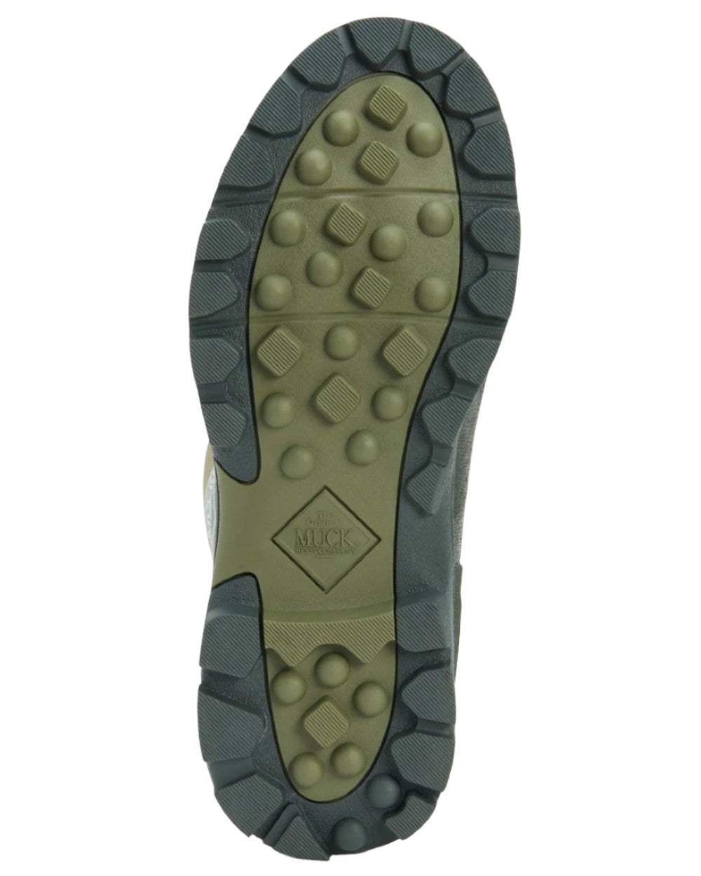 Moss Coloured Muck Boots Derwent II Wellingtons On A White Background