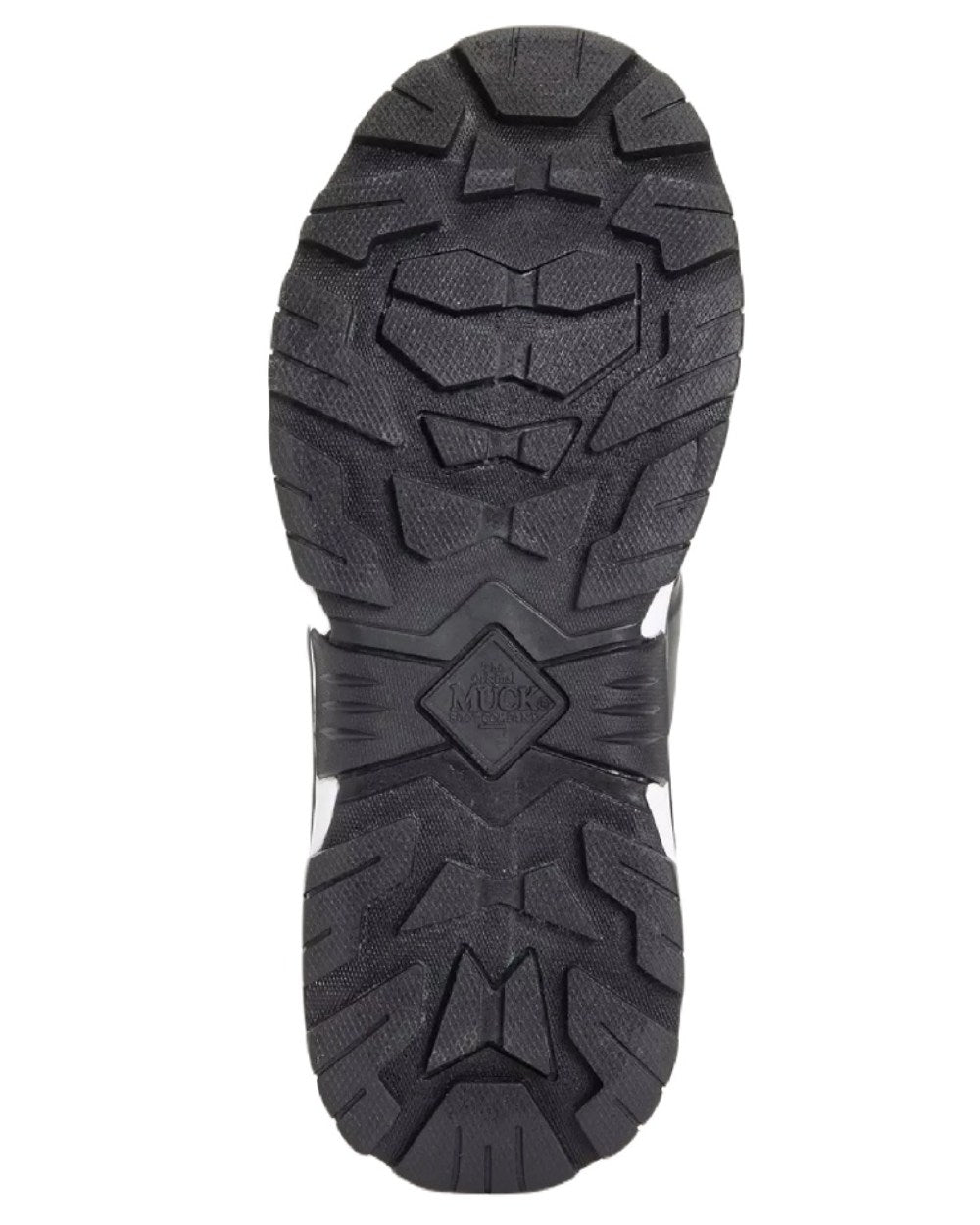 Black Coloured Muck Boots Ladies Apex Zip Mid Boots On A White Background