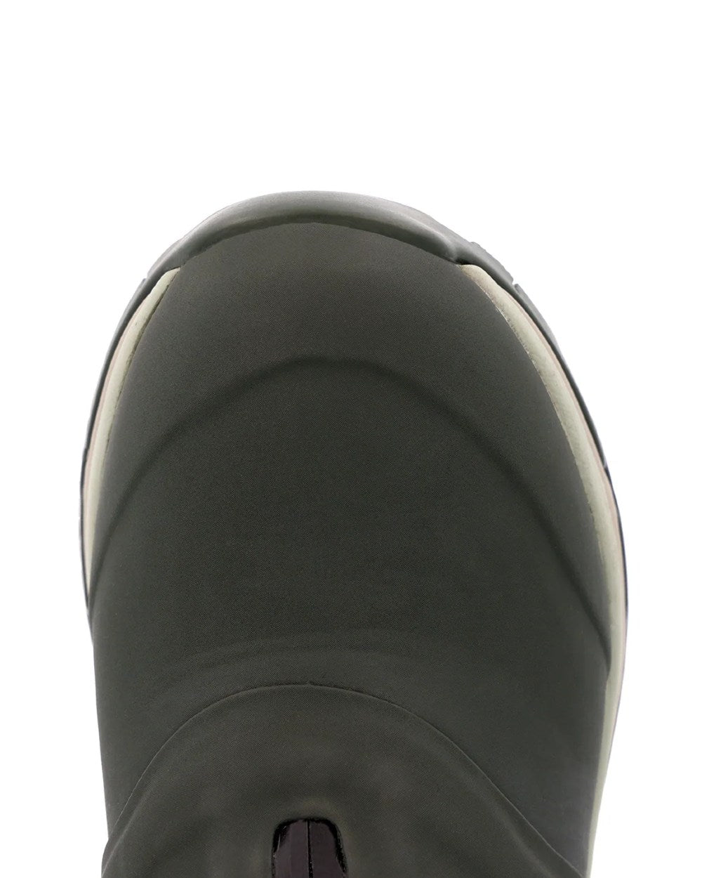 Dark Moss Coloured Muck Boots Ladies Apex Zip Mid Boots On A White Background