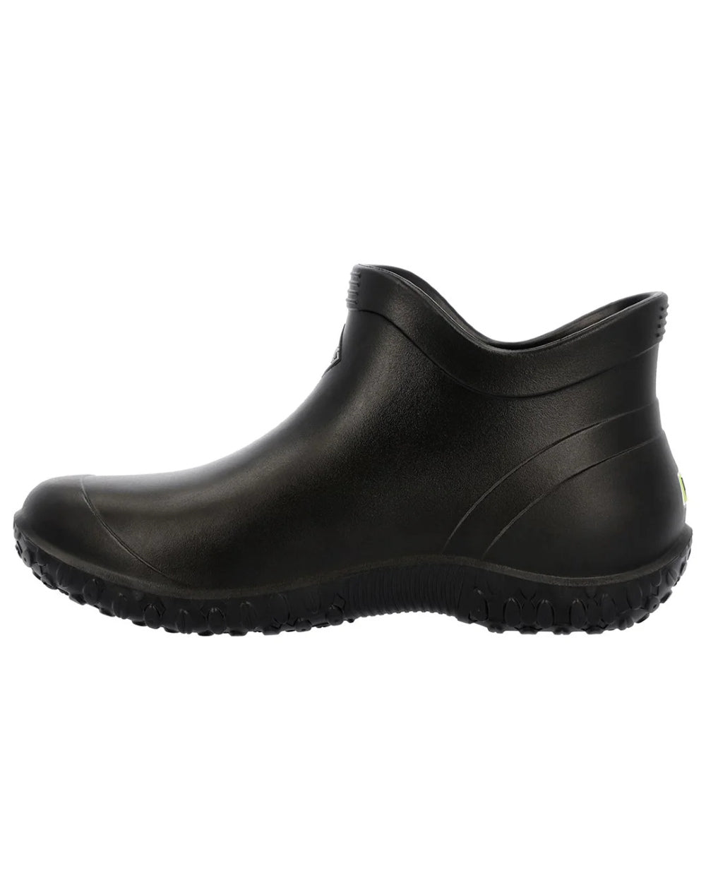 Black Coloured Muck Boots Mens Muckster Lite Ankle Boots On A White Background