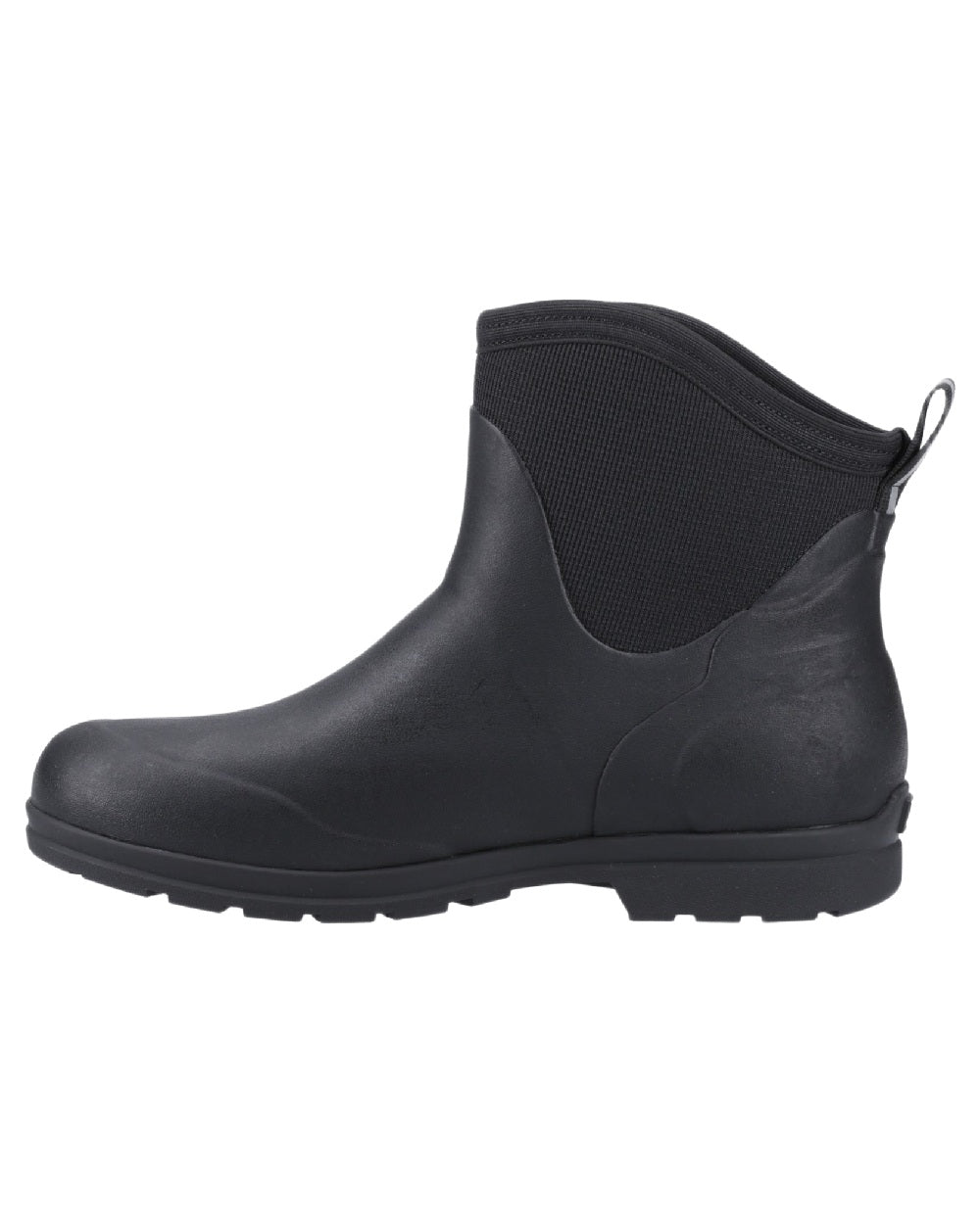 Black Coloured Muck Boots Mens Originals Excursion Ankle Boots on White Background