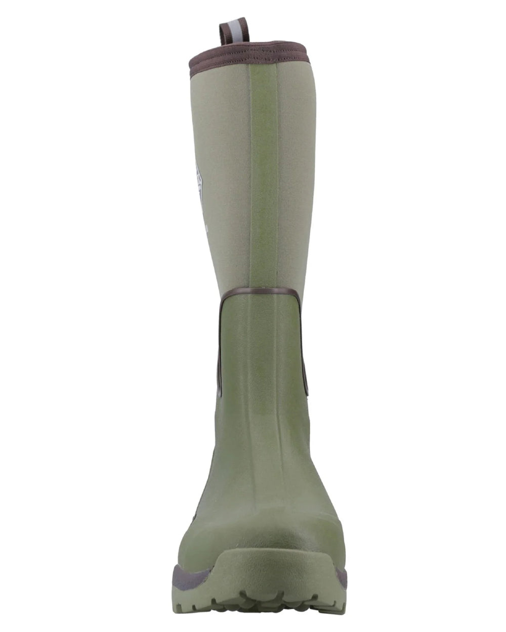 Olive Coloured Muck Boots Unisex Calder Short Boots On A White Background