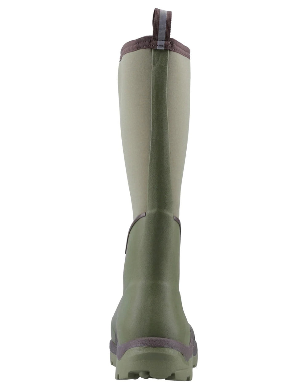 Olive Coloured Muck Boots Unisex Calder Short Boots On A White Background 