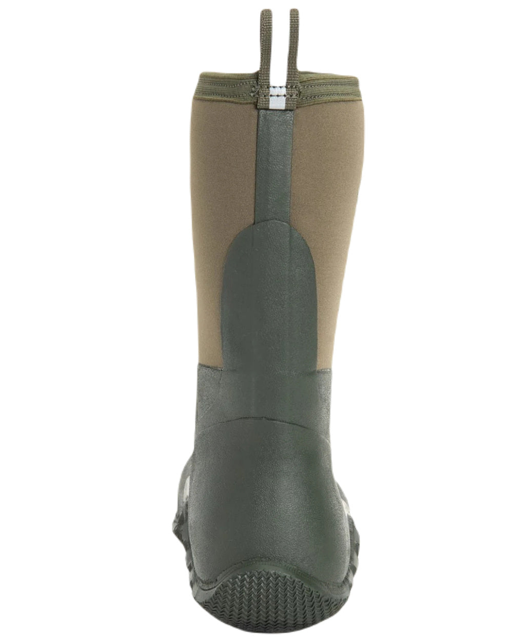 Moss Coloured Muck Boots Unisex Edgewater Classic Short Boots On A White Background