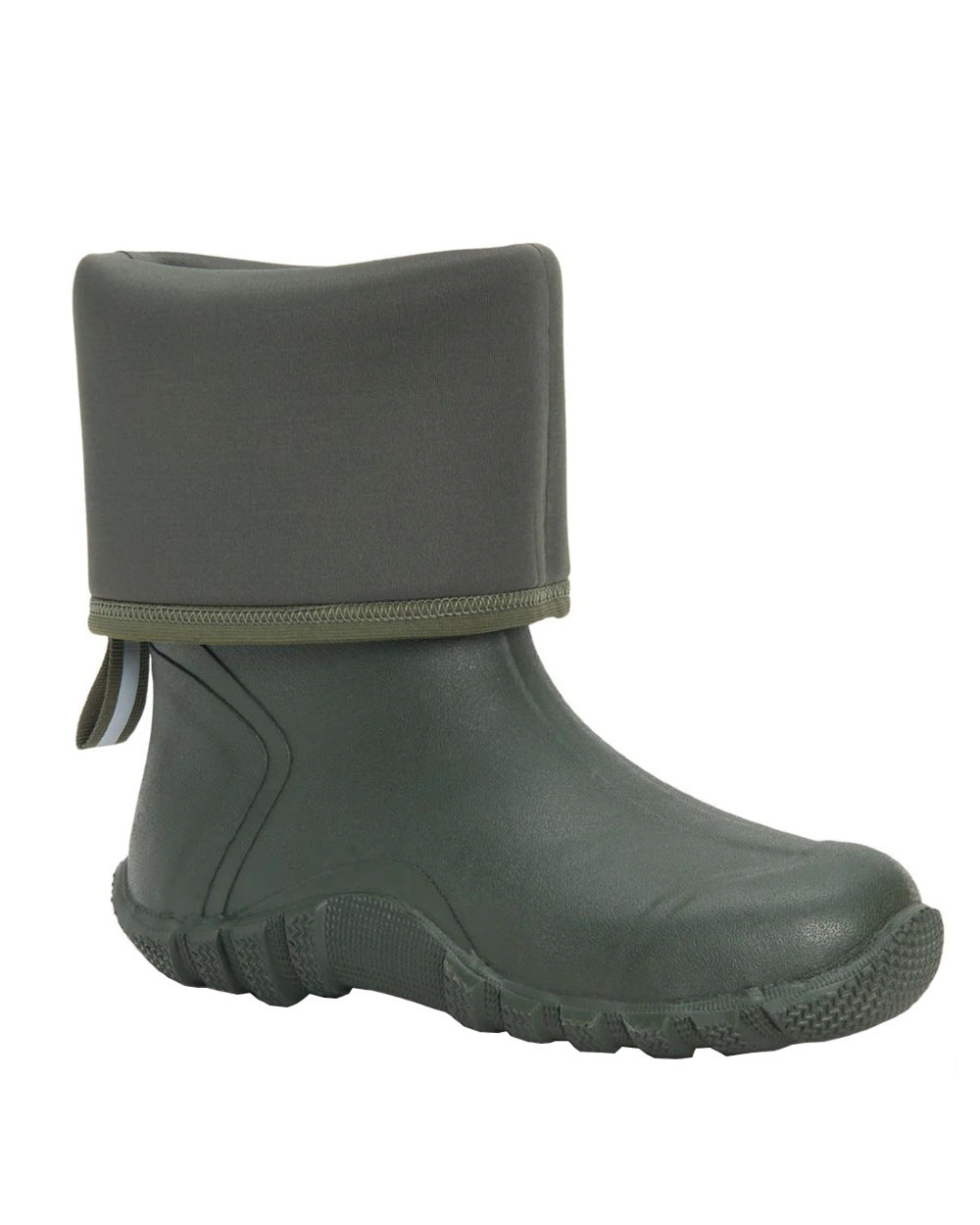 Moss Coloured Muck Boots Unisex Edgewater Classic Tall Boots On A White Background