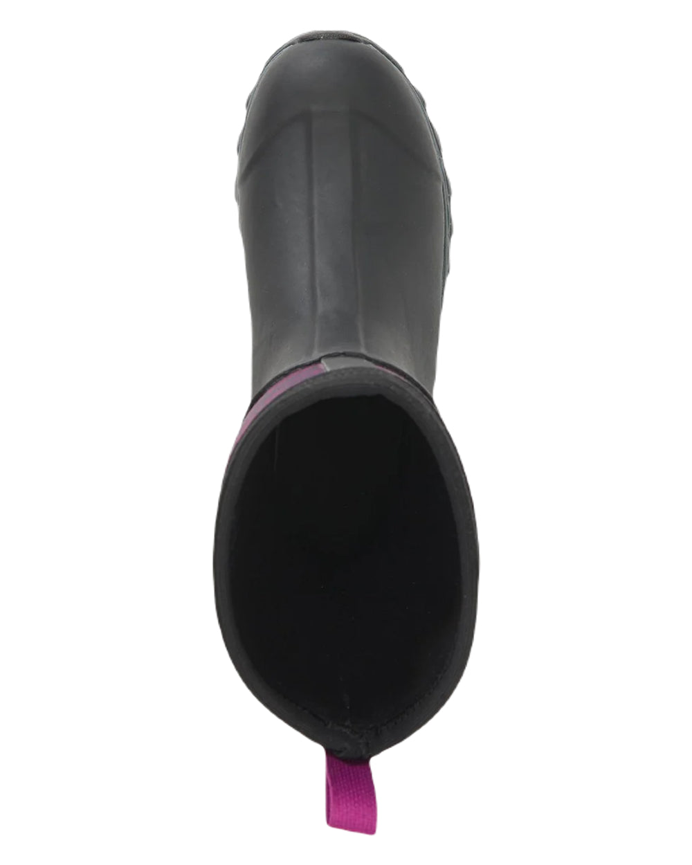 Magenta Digi Fade Print Coloured Muck Boots Womens Arctic Sport II Mid Wellingtons On A White Background