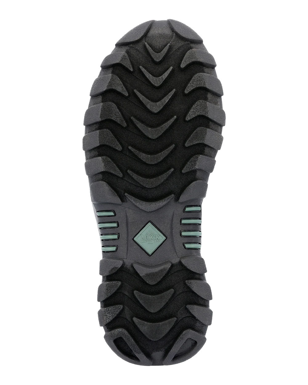 Black Plaid Print Muck Boots Womens Artic Sport II Tall Wellington Sole on White background