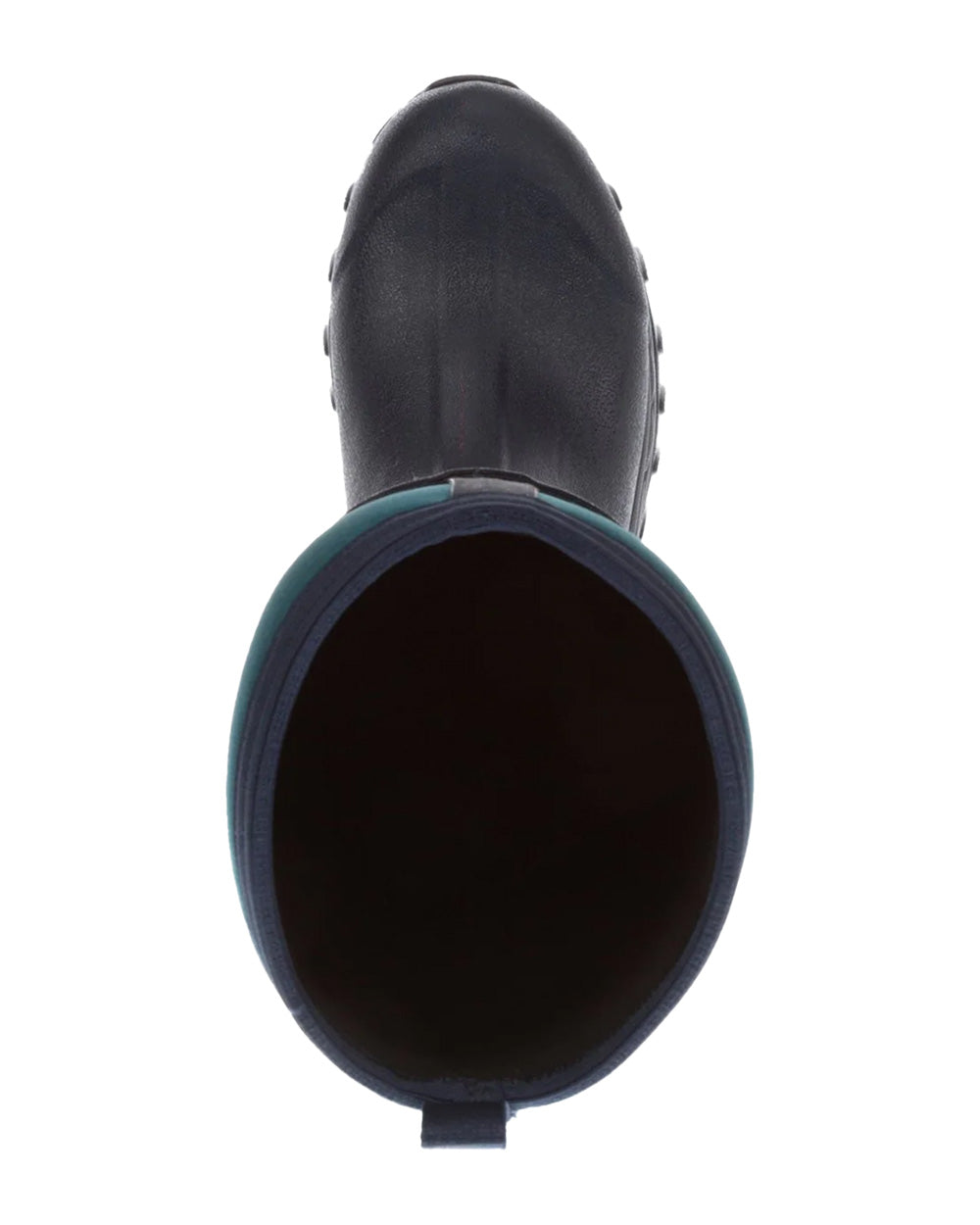 Navy/Spruce coloured Muck Boots Womens Artic Sport II Tall Wellingtons on White background