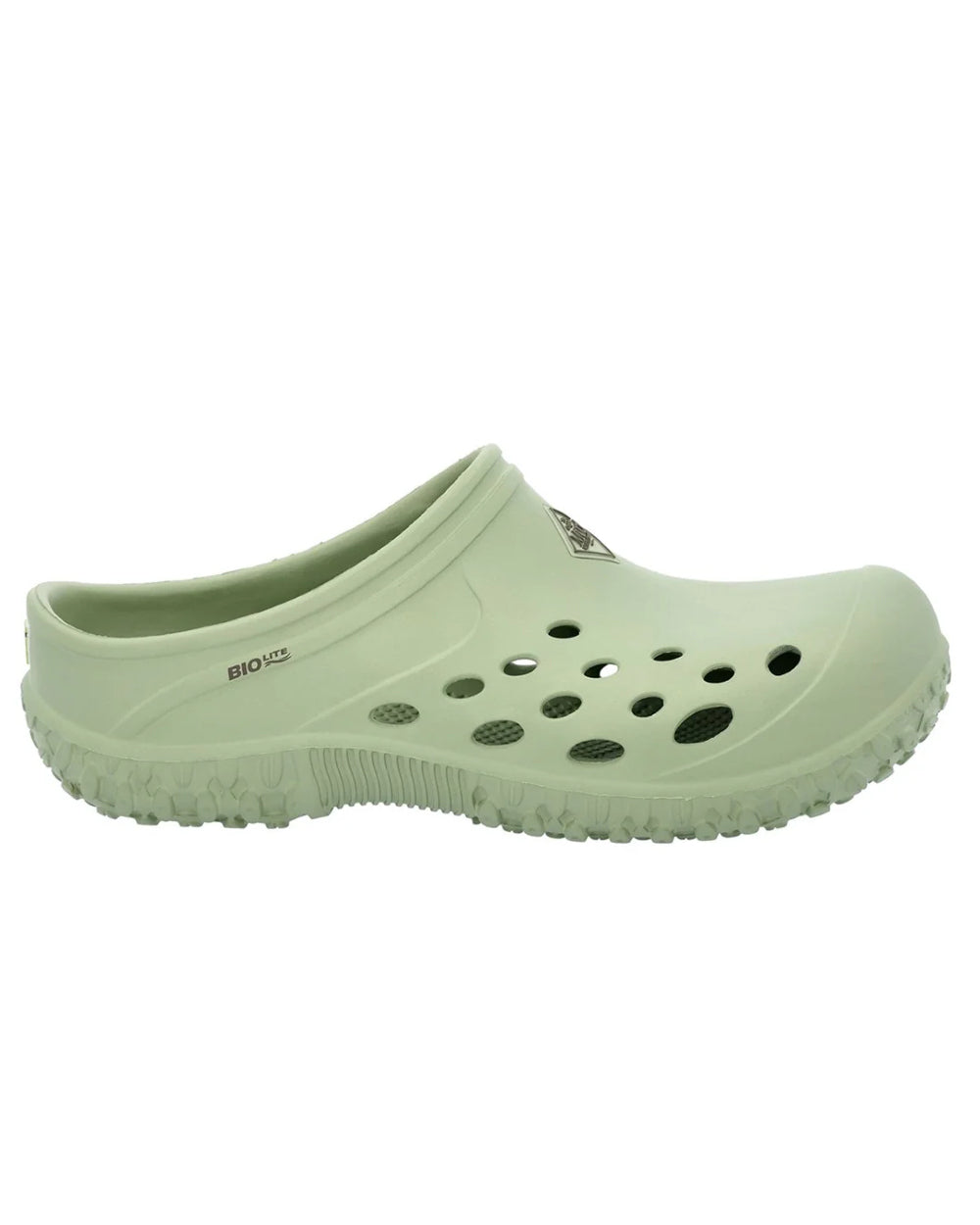 Resida Green Coloured Muck Boots Womens Muckster Lite Clogs On A White Background