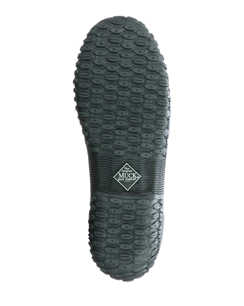 Green coloured Muck Boots Womens RHS Muckster II Low Shoes on White background