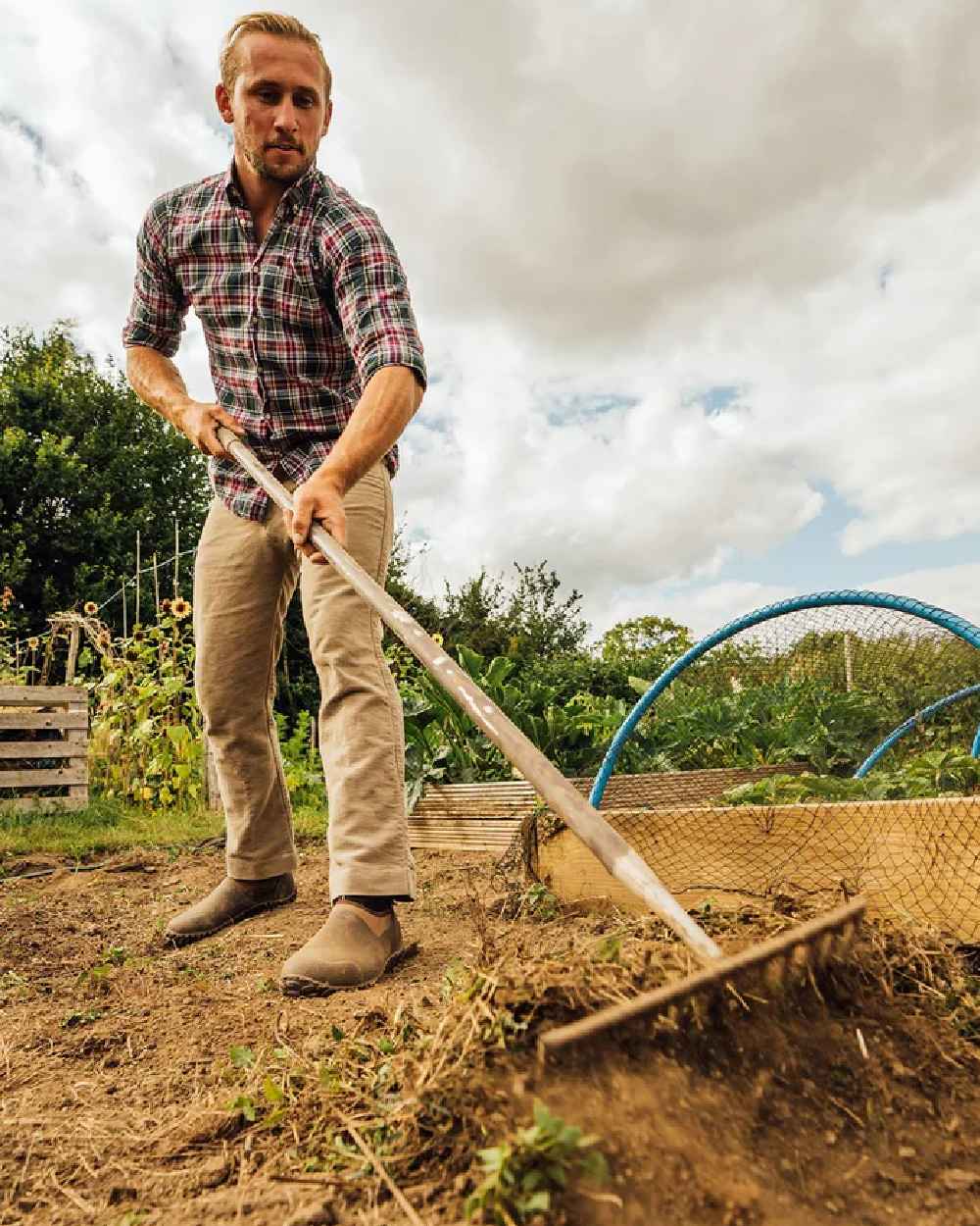 Muck Boots Mens RHS Muckster II Low Shoes in Bark
