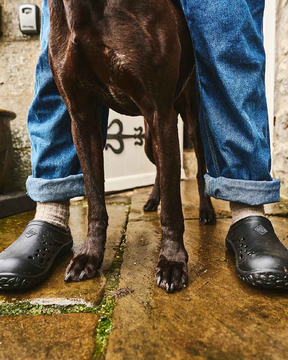 Muck Boots Mens Muckster Lite Clog in Black