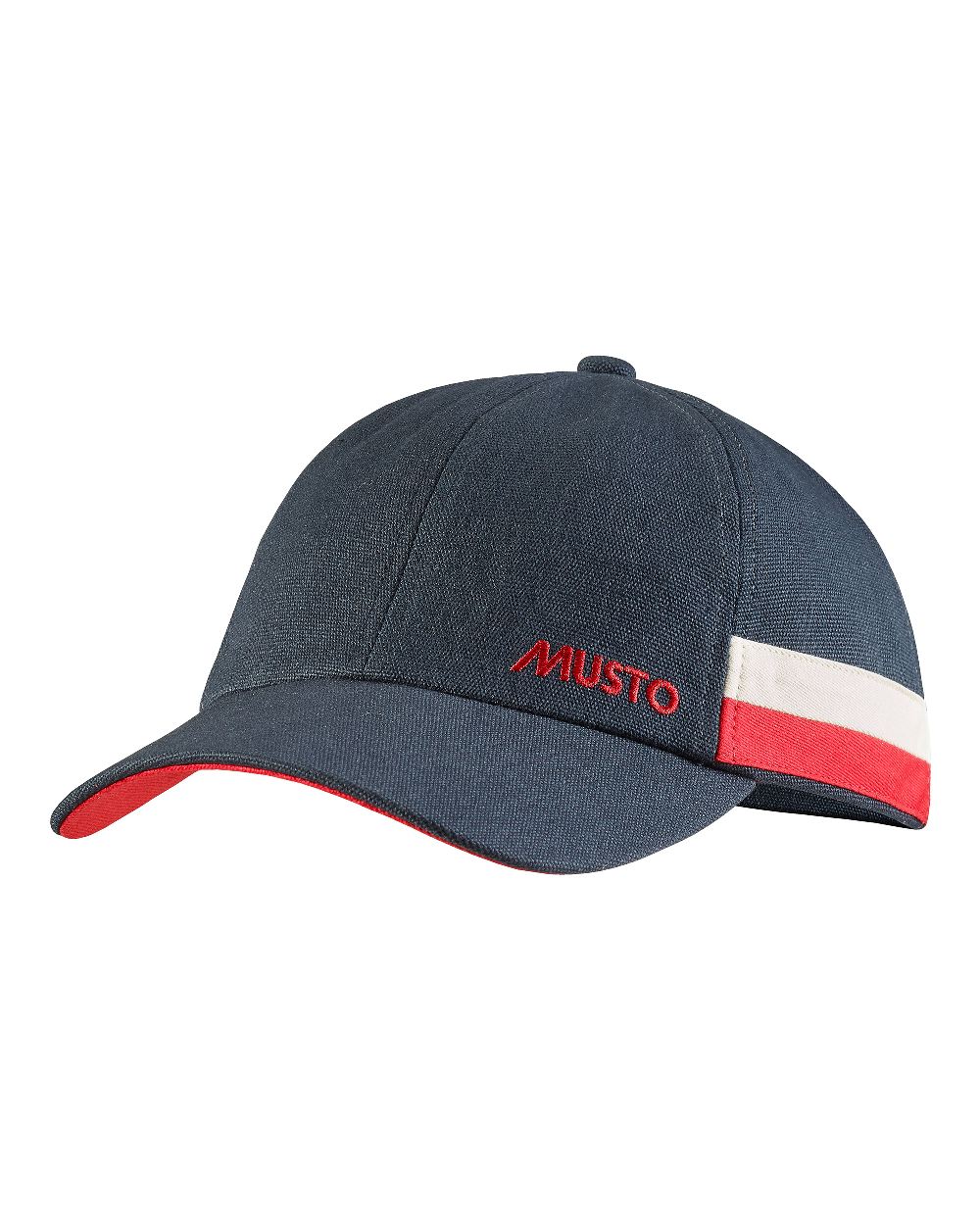 Navy coloured Musto 64 Cap on white background 