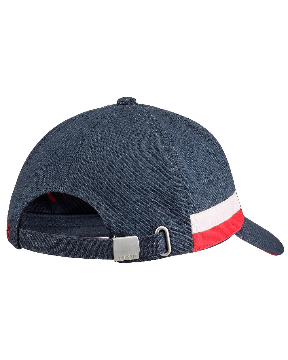 Navy coloured Musto 64 Cap on white background 