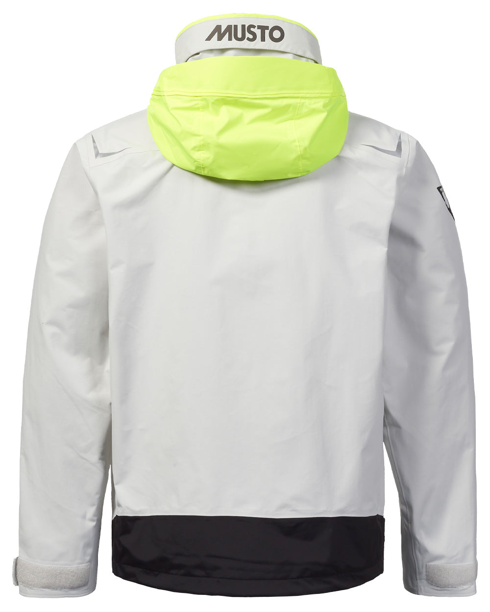 Platinum coloured Musto BR1 Solent Jacket on White background