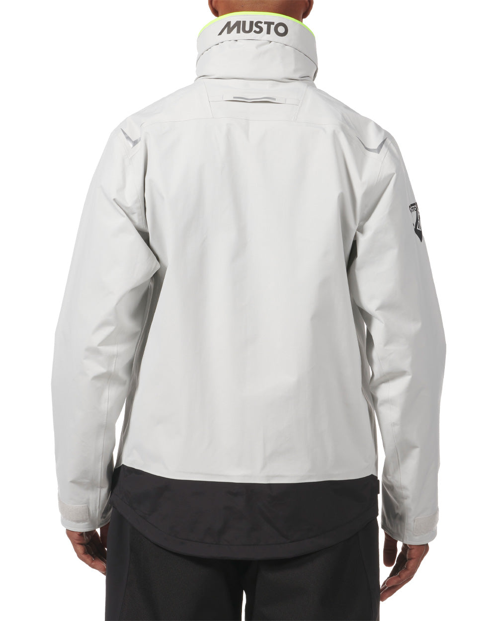 Platinum coloured Musto BR1 Solent Jacket on White background