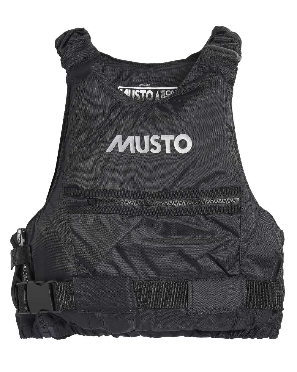 Black Coloured Musto Champ Buoyancy Aid 2.0 On A White Background