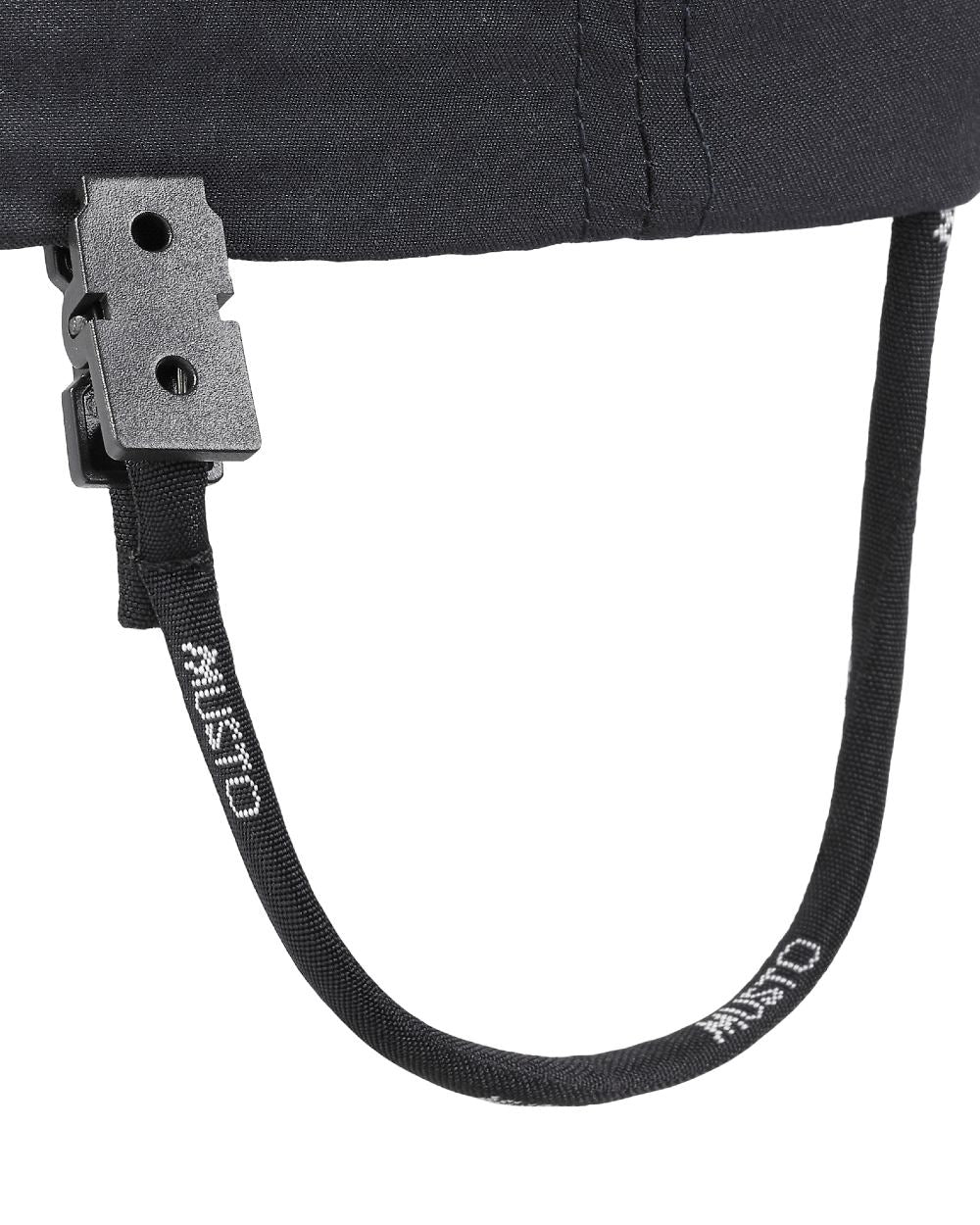 Black Coloured Musto Corporate Fast Dry Cap On A White Background