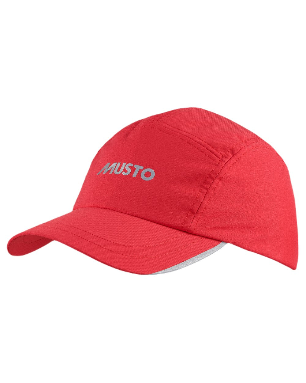True Red Coloured Musto Corsica Cap on White Background
