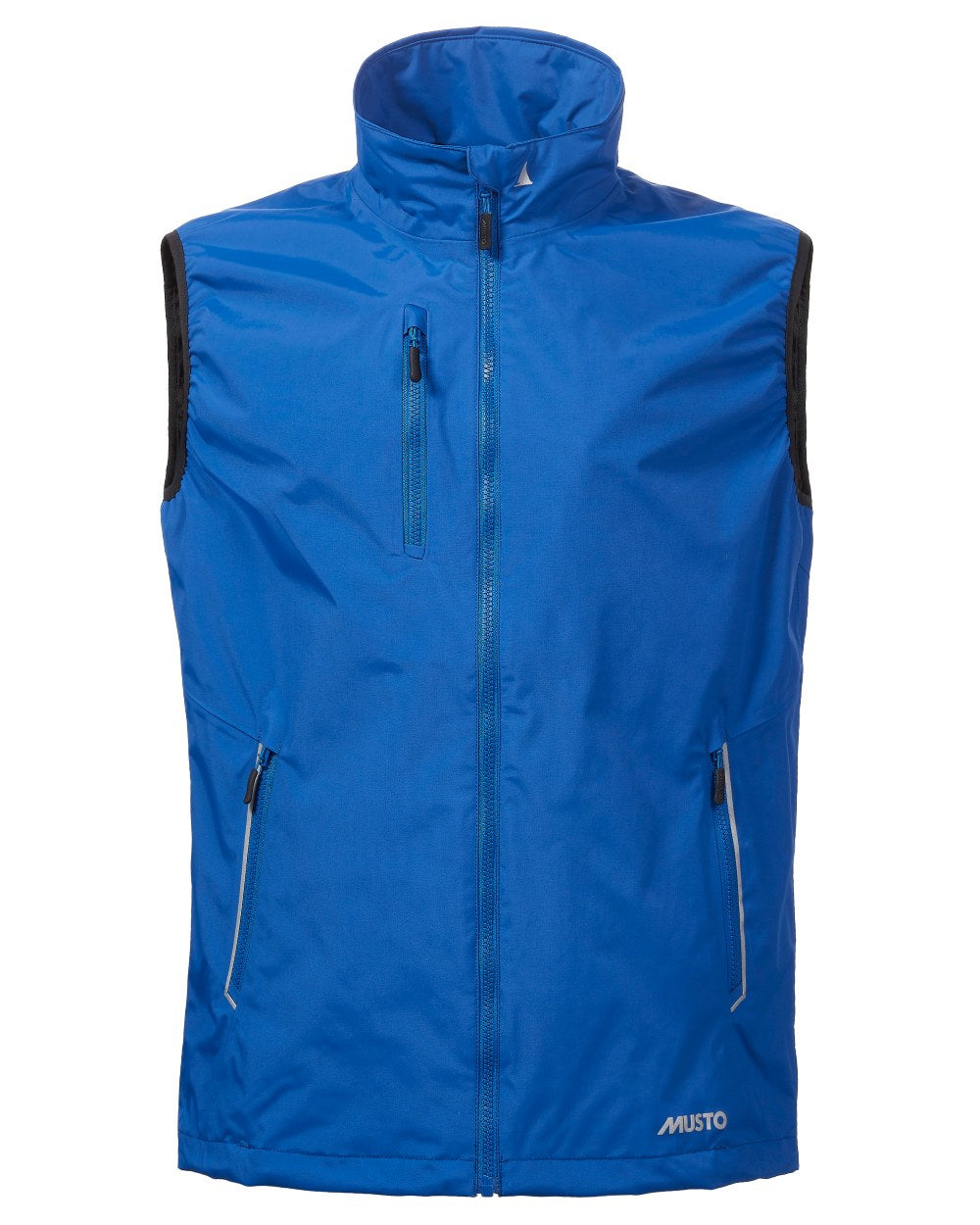 Racer Blue Coloured Musto Corsica Gilet 2.0 On A White Background