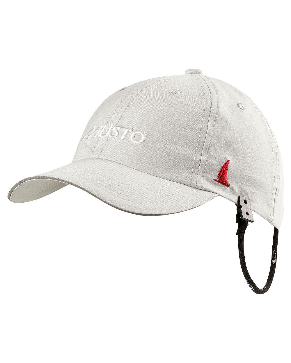 Platinum coloured Musto Essential Fast Dry Crew Cap on White background