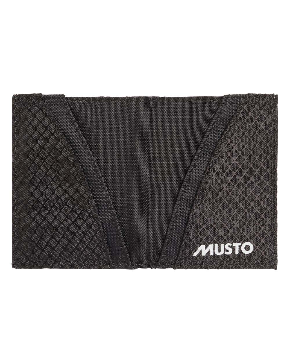 Black Coloured Musto Essential Wallet On A White Background