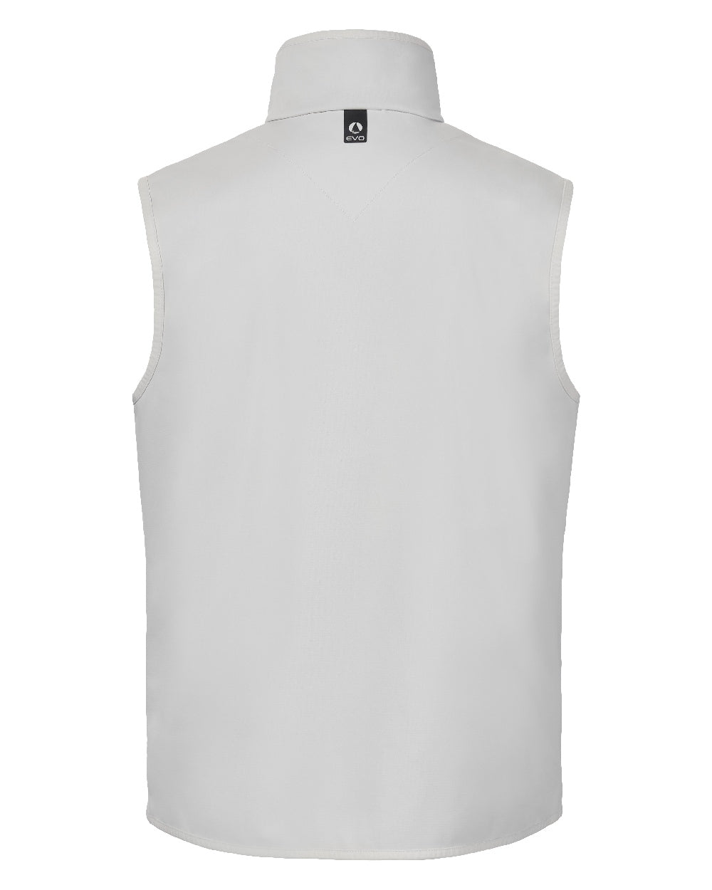 Platinum Coloured Musto Evo Crew Softshell Vest on White Background