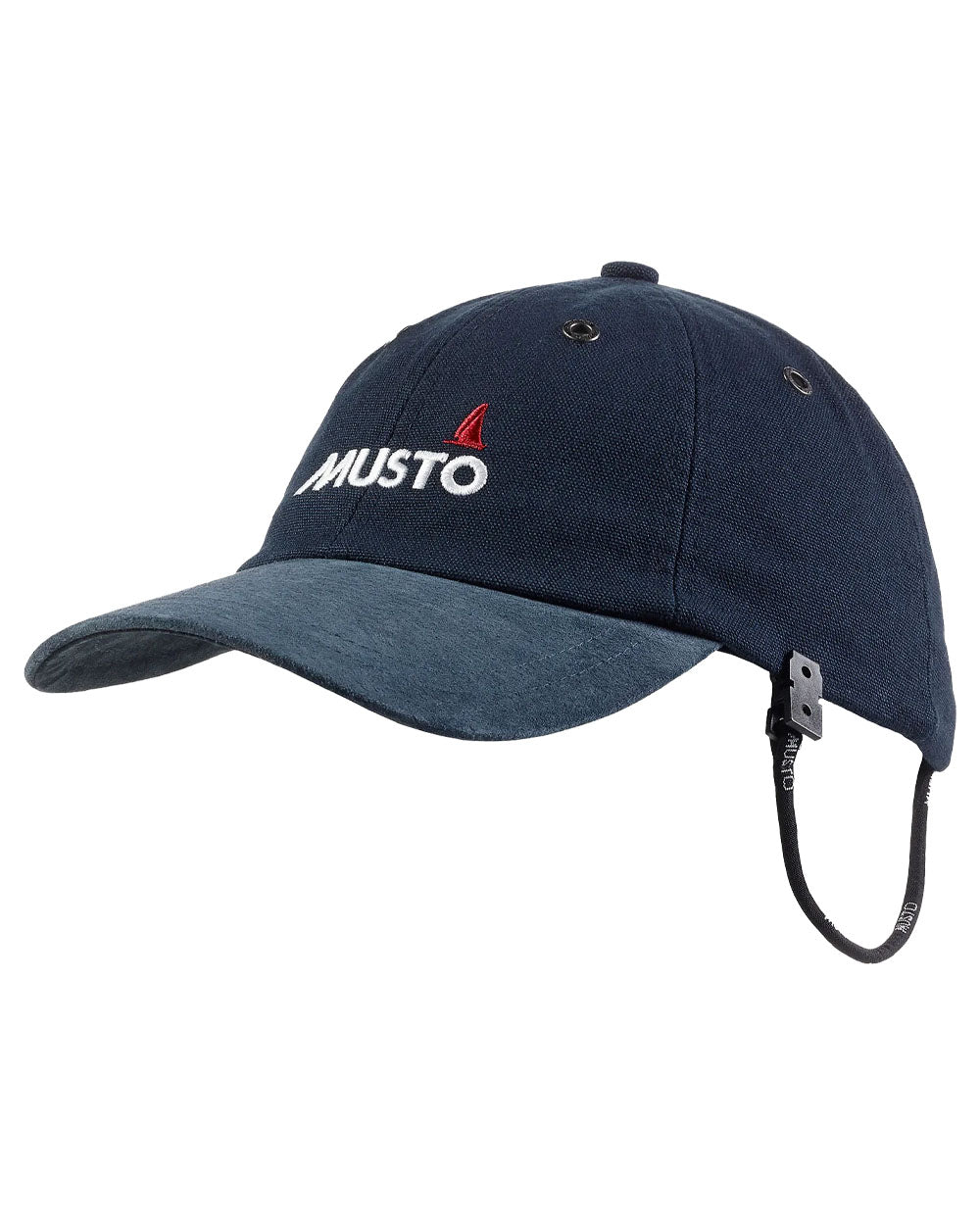 True Navy coloured Musto Evolution Original Crew Cap on White background