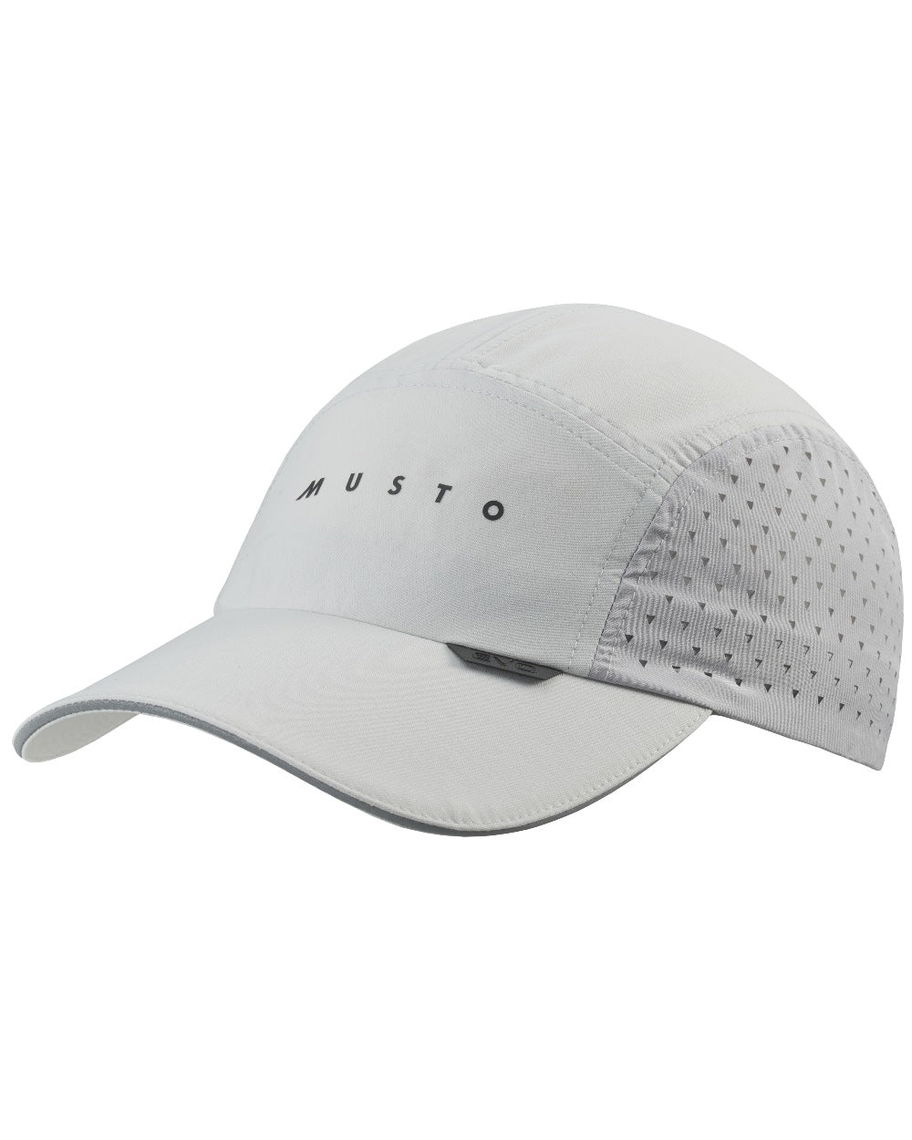 Platinum Coloured Musto Evo Race Cap on White Background
