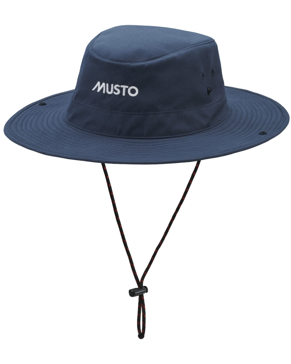 True Navy Coloured Musto Fast Dry Brimmed Hat on White Background