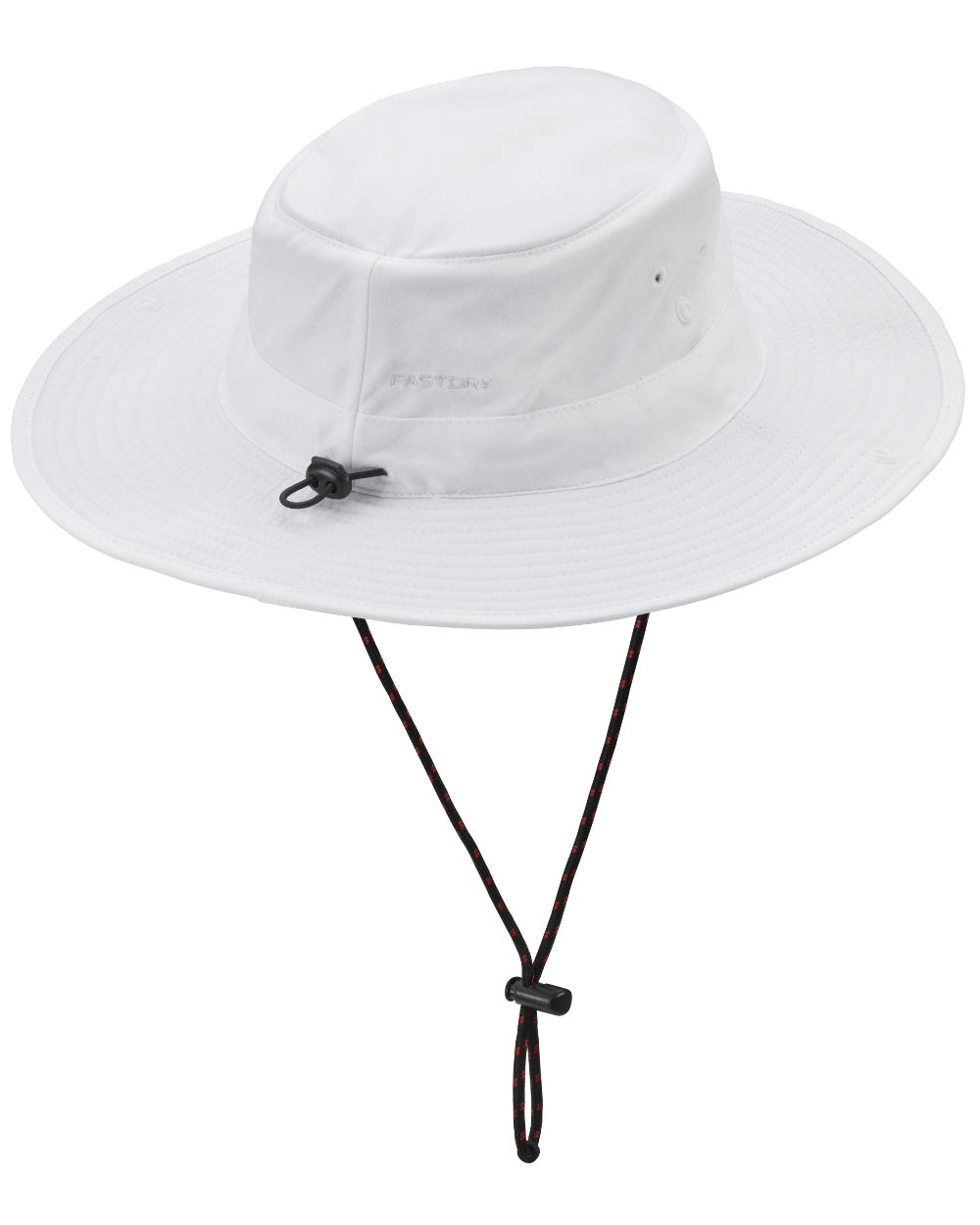White Coloured Musto Fast Dry Brimmed Hat on White Background