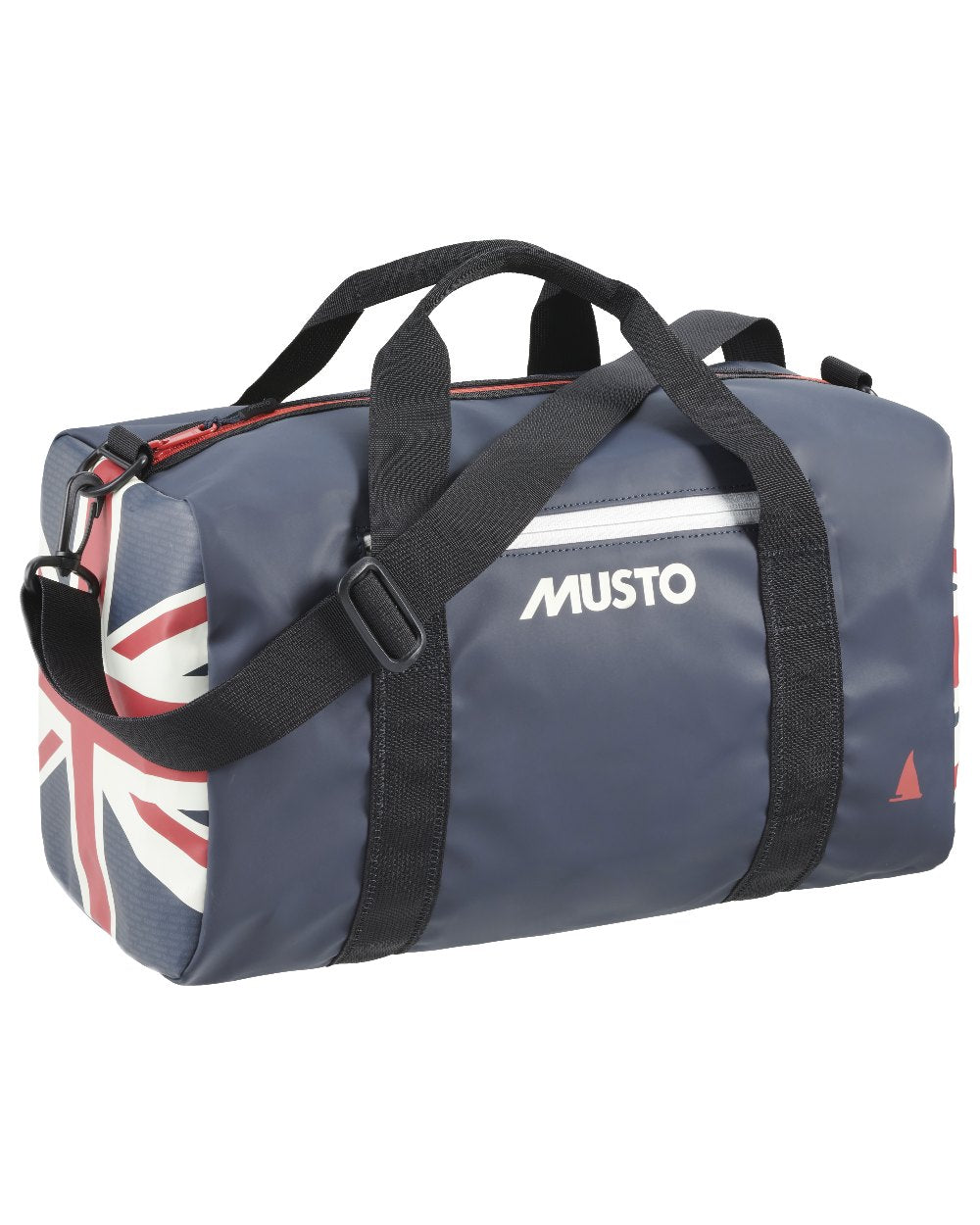 GBR Navy Coloured Musto Genoa Small Carryall on a White Background