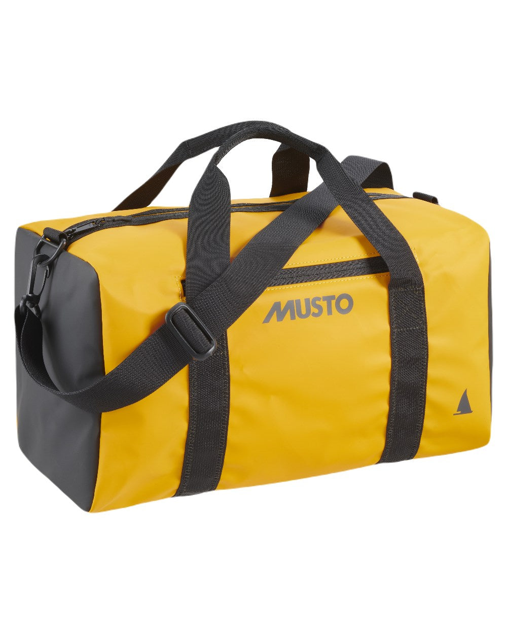 Gold Coloured Musto Genoa Small Carryall on White Background