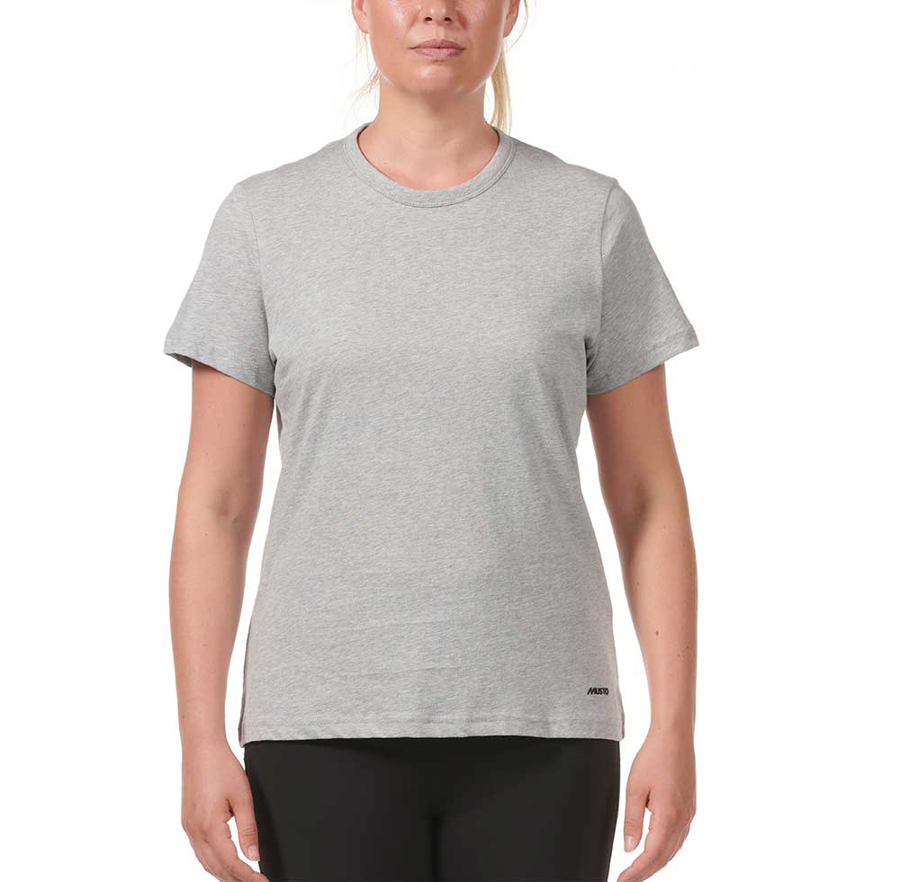 Musto Womens Essentials T-Shirt In Grey Melange
