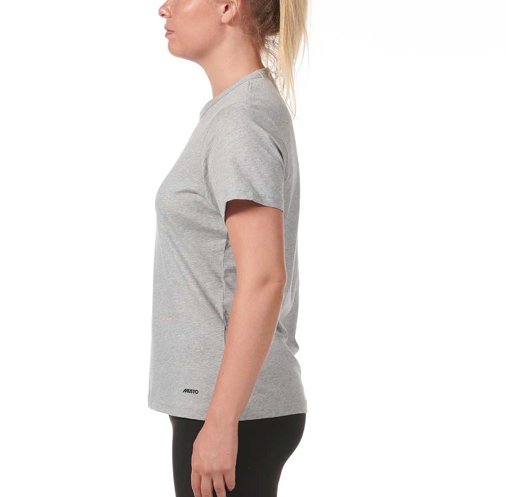 Musto Womens Essentials T-Shirt In Grey Melange
