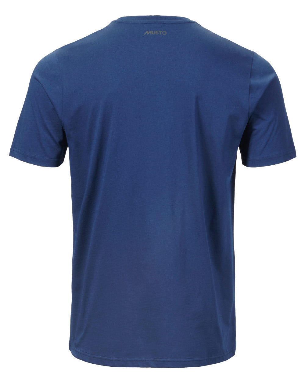 Blueprint Coloured Musto Logo Tee On A White Background